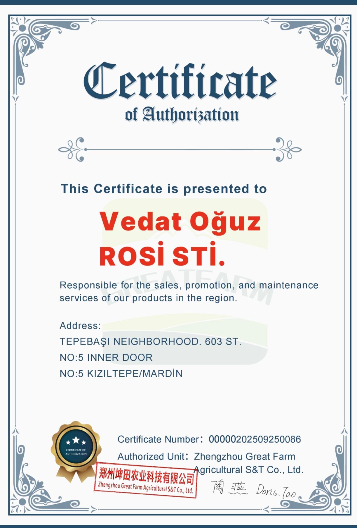 Yetki Belgesi